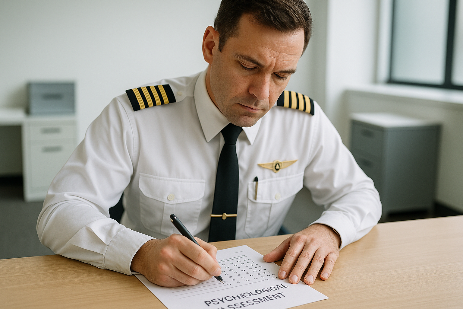 Pilot personality assessment visualisation