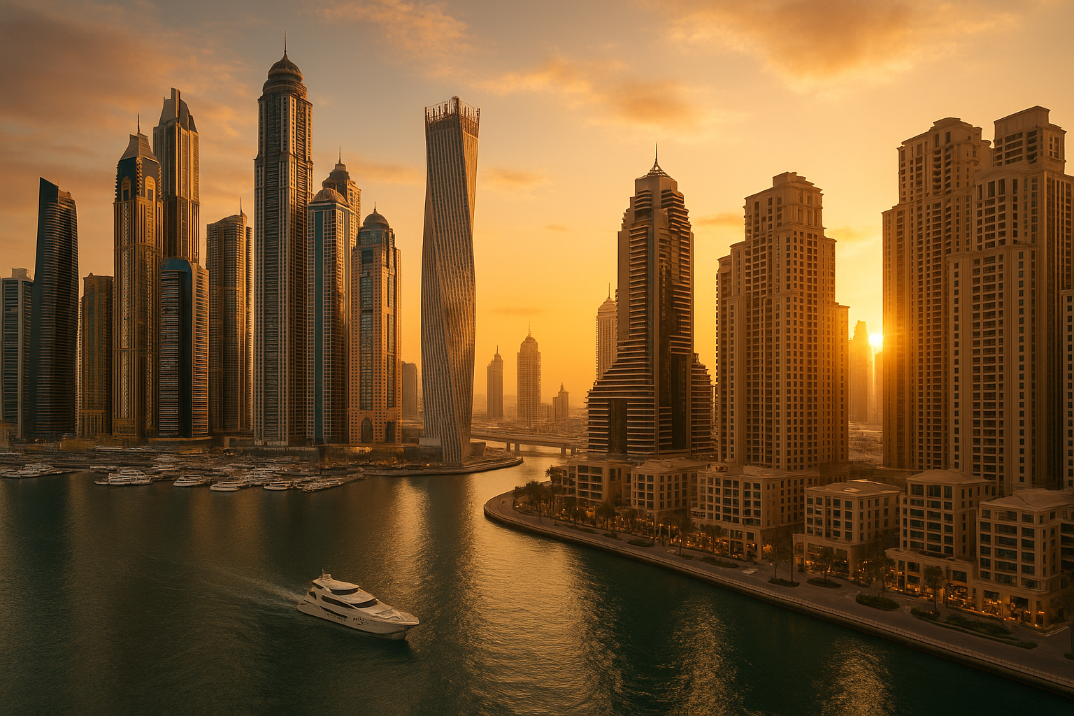 Dubai skyline representing Gulf airline pilot lifestyle